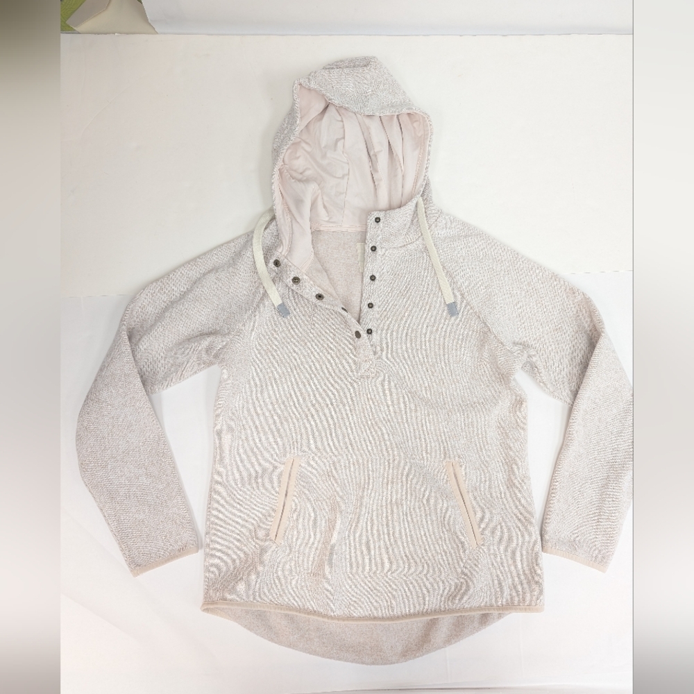 Thread Supply Cream Tan Hooded Sweatshirt Large [59]